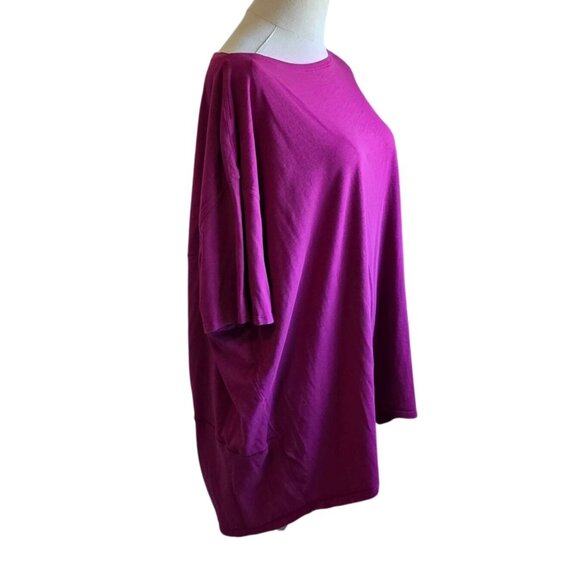 Lululemon Back in Action Short Sleeve Shirt Magenta Purple Womens Plus Size 20 - Picture 2 of 16